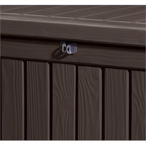 BAULE PORTA ATTREZZI KETER ROCKWOOD MARRONE in Arredamento giardino
