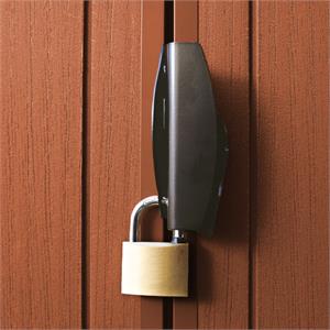 CASETTA DA GIARDINO KETER DARWIN 6X8 EFFETTO LEGNO MARRONE 190x244x221H CM in Arredamento giardino