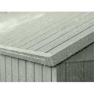 CASETTA DA GIARDINO KETER DARWIN 6X6 VERDE PORTA BATTENTE DOPPIA 190X183X221 CM in Arredamento giardino