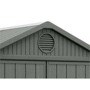 CASETTA DA GIARDINO KETER DARWIN 6X6 VERDE PORTA BATTENTE DOPPIA 190X183X221 CM in Arredamento giardino