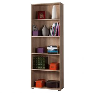 MOBILE LIBRERIA A PARETE 5 VANI 197X70X30 SONOMA in Arredamento
