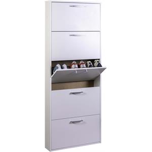 SCARPIERA SALVASPAZIO BIANCA 5 RIBALTE 164X65X15 in Arredamento