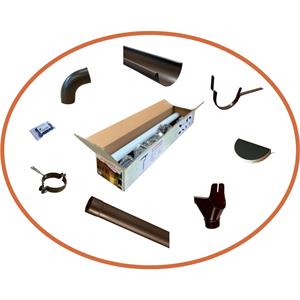 GRONDAIA IN LAMIERA PER CASETTA IN LEGNO - KIT A - FALDE DA 180 A 219CM in Arredamento giardino