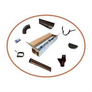 GRONDAIA IN LAMIERA PER CASETTA IN LEGNO - KIT C - FALDE DA 260 A 300CM in Arredamento giardino