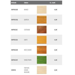 IMPREGNANTE PER LEGNO - VERDE - 4LT in Vernici