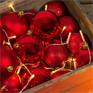 LUCI LED PER ALBERI DI NATALE ESTERNO INTERNO 360 miniLED BIANCO CALDO 25,7MT in Natale