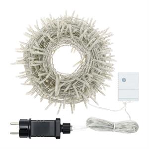 LUCI LED PER ALBERI DI NATALE ESTERNO INTERNO 360 miniLED BIANCO CALDO 25,7MT in Natale