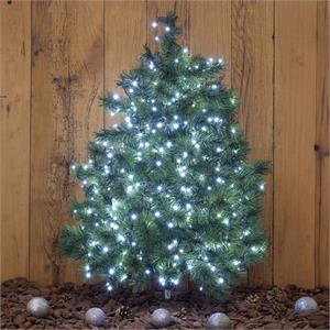 LUCI LED PER ALBERI DI NATALE ESTERNO INTERNO 360 miniLED BIANCO FREDDO 25,7MT in Natale