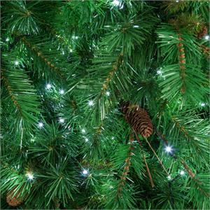 LUCI LED PER ALBERI DI NATALE ESTERNO INTERNO 360 miniLED BIANCO FREDDO 25,7MT in Natale