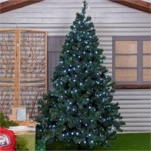 LUCI LED PER ALBERI DI NATALE ESTERNO INTERNO 360 miniLED BIANCO FREDDO 25,7MT in Natale