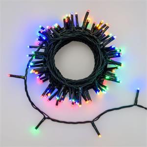 LUCI LED PER ALBERI DI NATALE ESTERNO INTERNO 360 miniLED MULTICOLOR 25,7MT in Natale