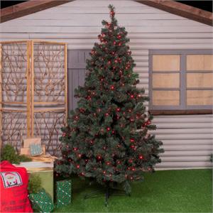 LUCI LED PER ALBERI DI NATALE ESTERNO INTERNO 180 miniLED ROSSO 13,1MT in Natale