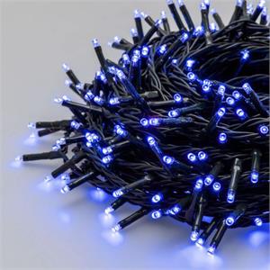 LUCI LED PER ALBERI DI NATALE ESTERNO INTERNO 360 miniLED BLU 25,7MT in Natale