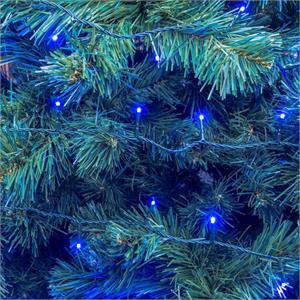 LUCI LED PER ALBERI DI NATALE ESTERNO INTERNO 360 miniLED BLU 25,7MT in Natale