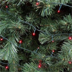 LUCI LED PER ALBERI DI NATALE ESTERNO INTERNO 360 miniLED ROSSO 25,7MT in Natale