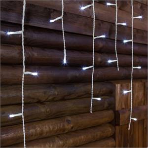 TENDA LUMINOSA LED ICE LIGHT 10,88XH0,6 MT - 255 LED - BIANCO FREDDO in Natale