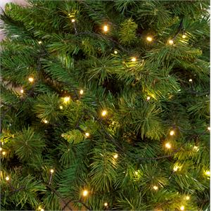 LUCI LED PER ALBERI DI NATALE ESTERNO INTERNO 200 LED BIANCO CALDO 8MT in Natale