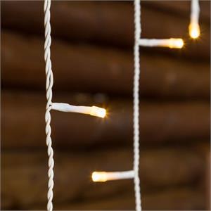 TENDA LUMINOSA LED ICE LIGHT 7,68XH0,6 MT - 180 LED - BIANCO CALDO in Natale