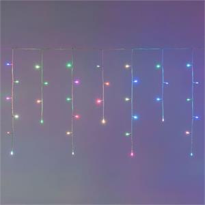 TENDA LUMINOSA LED ICE LIGHT CRAZY RGB 600XH60 CM - 180 LED in Natale