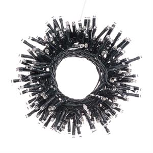 LUCI DI NATALE A BATTERIA PER ESTERNO INTERNO 180 LED BIANCO FREDDO 12MT in Natale