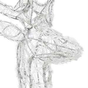 RENNA NATALIZIA LUMINOSA 3D 85CM - 120 LED - LUCE BIANCO FREDDO in Natale