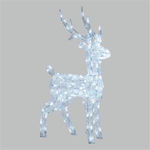 RENNA NATALIZIA LUMINOSA 3D 85CM - 120 LED - LUCE BIANCO FREDDO in Natale
