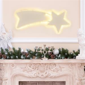 STELLA COMETA LUMINOSA - 80CM - 240 LED - BIANCO CALDO in Natale