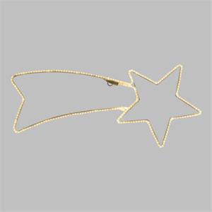 STELLA COMETA LUMINOSA - 80CM - 240 LED - BIANCO CALDO in Natale
