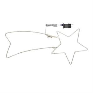 STELLA COMETA LUMINOSA - 80CM - 240 LED - BIANCO CALDO in Natale