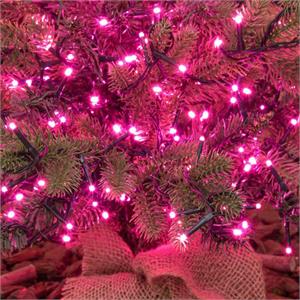 LUCI LED PER ALBERI DI NATALE ESTERNO INTERNO 360 miniLED ROSA 25,7MT in Natale