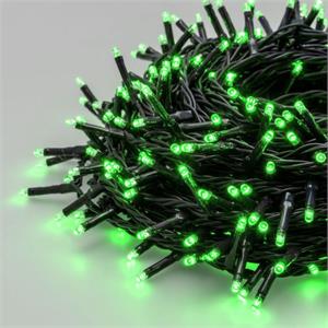 LUCI LED PER ALBERI DI NATALE ESTERNO INTERNO 360 miniLED VERDE 25,7MT in Natale