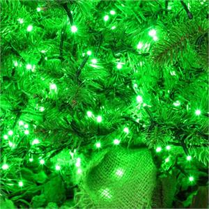 LUCI LED PER ALBERI DI NATALE ESTERNO INTERNO 360 miniLED VERDE 25,7MT in Natale