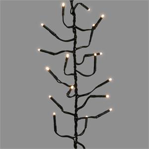 LUCI LED PER ALBERI DI NATALE ESTERNO INTERNO 1100 miniLED BIANCO CALDO 11,5MT in Natale