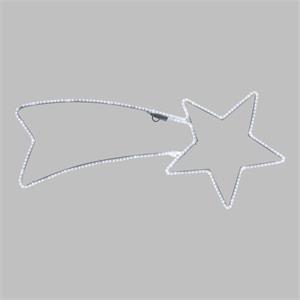 STELLA COMETA LUMINOSA - 80CM - 240 LED - BIANCO FREDDO in Natale