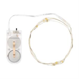LUCI DI NATALE A BATTERIA CR2032 - CATENA LUMINOSA 1 MT BIANCO CALDO in Natale