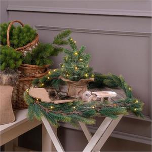 LUCI DI NATALE A BATTERIA CR2032 - CATENA LUMINOSA 4 MT BIANCO CALDO in Natale