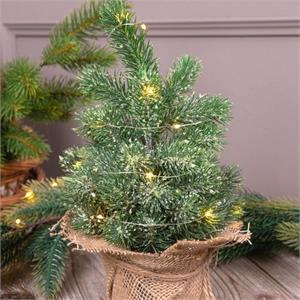 LUCI DI NATALE A BATTERIA CR2032 - CATENA LUMINOSA 4 MT BIANCO CALDO in Natale