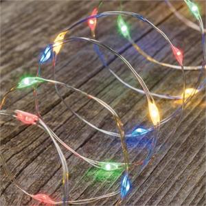 LUCI DI NATALE A BATTERIA CR2032 - CATENA LUMINOSA 4 MT MULTICOLORE in Natale