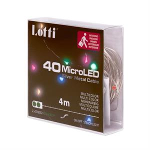 LUCI DI NATALE A BATTERIA CR2032 - CATENA LUMINOSA 4 MT MULTICOLORE in Natale