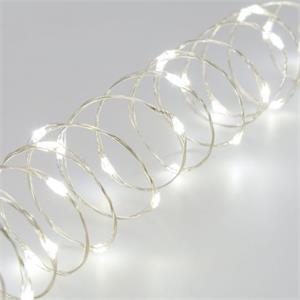 LUCI ALBERO DI NATALE - CATENA LUMINOSA 22,5 MT- 300 LED BIANCO FREDDO CON BOBINA in Natale