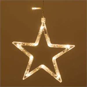 TENDA LUMINOSA - STELLE ICE LIGHT 150 LED - 4 MT - LUCE BIANCA CALDA in Natale