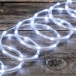 TUBO LUMINOSO LED BIANCO FREDDO 10 MT PNM 200 LED in Natale