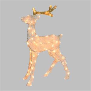 RENNA NATALIZIA LUMINOSA 2D 70CM - 83 LED - MOD. S SERIE LHC in Natale