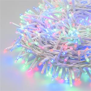 LUCI LED PER ALBERI DI NATALE ESTERNO INTERNO 1000 LED MULTICOLOR 30,5MT in Natale