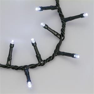 LUCI LED PER ALBERI DI NATALE ESTERNO INTERNO 1500 LED BIANCO FREDDO 30,5MT in Natale
