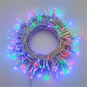 LUCI LED PER ALBERI DI NATALE ESTERNO INTERNO 180 miniLED MULTICOLOR 13,1MT in Natale