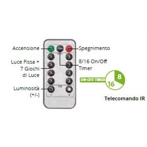 LUCI DI NATALE A BATTERIA PER ESTERNO INTERNO 300 LED BIANCO FREDDO 12MT in Natale