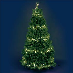 LUCI LED PER ALBERI DI NATALE ESTERNO INTERNO 1500 LED BIANCO CALDO 30,5MT in Natale