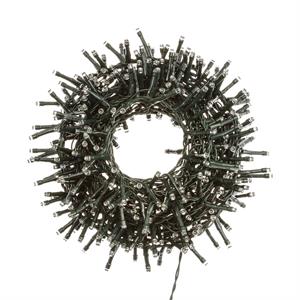 LUCI LED PER ALBERI DI NATALE ESTERNO INTERNO 1500 LED BIANCO CALDO 30,5MT in Natale