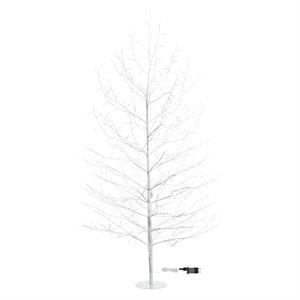 ALBERO LUMINOSO LED CON RAMI SECCHI - TIGLIO BIANCO - LED BIANCO CALDO - H170 CM 784 MICROLED in Natale